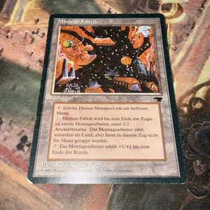 MTG Antiquities German “Mishras Fabrik ” MP Rare Land — Vintage Beauty - Picture 1 of 4