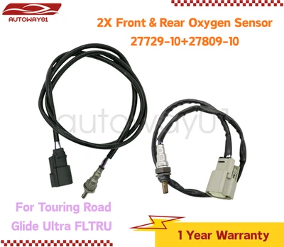 2X Front＆Rear Oxygen Sensor For Touring Road Glide Ultra FLTRU 27729-10+27809-10 - Image 1 of 4