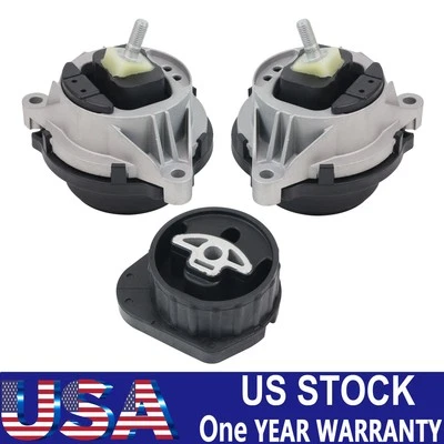 3pcs Engine Motor Mount & Transmission Mount For BMW 228i 328d 320i 328i 335i — 第 1/4 张图片