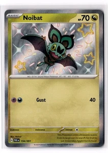 Noibat - 194/091 SV: Paldean Fates Holo NM - Picture 1 of 2