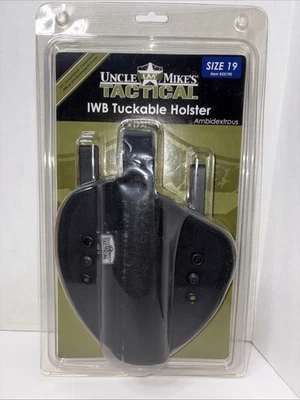 Uncle Mike's Tactical Size 19 IWB Tuckable Holster 55190- NIB Amb 1911, Browning - Image 1 of 4