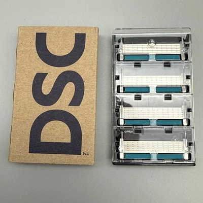 Dollar Shave Club - Recambios de afeitadora de 6 hojas extra cerrados - Paquete de 4 cartuchos - DSC Foto 1 de 2