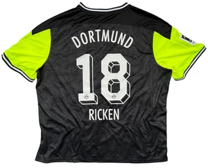 BVB Dortmund Sondertrikot Gr. 3XL Ricken neon retro Shirt null ne90n gelb 2021 - Bild 1 von 12