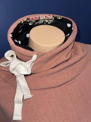 Sudadera Doublju Mujer M Detalle Único Rosa Polvoriento 606 Foto 1 de 4