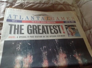Atlanta Journal Olympics July 20, 1996, Complete - Picture 1 of 8
