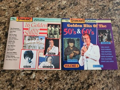 2 ex! COLECCIÓN STARLIGHT CDS DORADOS 16 CANCIONES DE AMOR. HITS OF THE 50S & 60S VOL 1 Foto 1 de 4