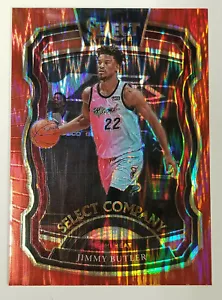 2020-21 Panini Select #11 Jimmy Butler Select Company Red Flash Prizm - Foto 1 di 5