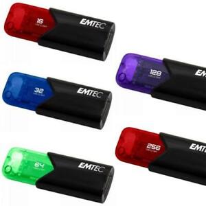 USB 3.2 Stick Speicherstick EMTEC B110 Flash Drive - 16GB 32GB 64GB 128GB 256GB