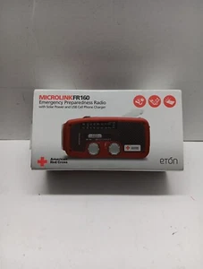 Radio Flash Eton Microlink Bean FR160 CRUZ ROJA AMERICANA Funciona de Emergencia - Imagen 1 de 3