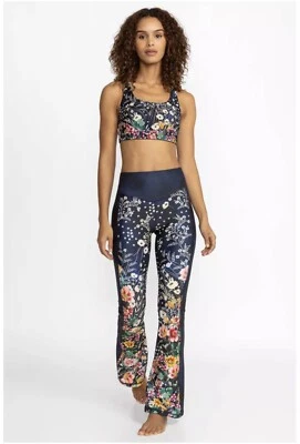 JOHNNY WAS Size-S Bursting High Waist Sculpting Baby Bell Leggings - Image 1 of 4