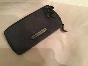 Juicy Couture Zip Around ORGANIZER Wallet Clutch GREEN  Velvet  - Picture 1 of 5