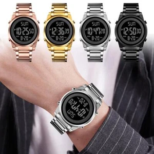 Men's Simple Business Watch Multifunctional Steel Band Watch. Waterpr New A7 - Picture 1 of 28