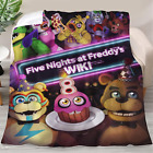 Custom Five Horror Nights Video at Game Freddy'S Throw Blanket, Flannel Fleece H