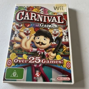 Carnival Games Nintendo Wii Complete with Manual AUS PAL CIB Game - Picture 1 of 4