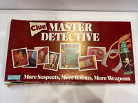 Cards YOU CHOOSE CLUE Master Detective Game 1988 Parts Pieces Weapons Tokens