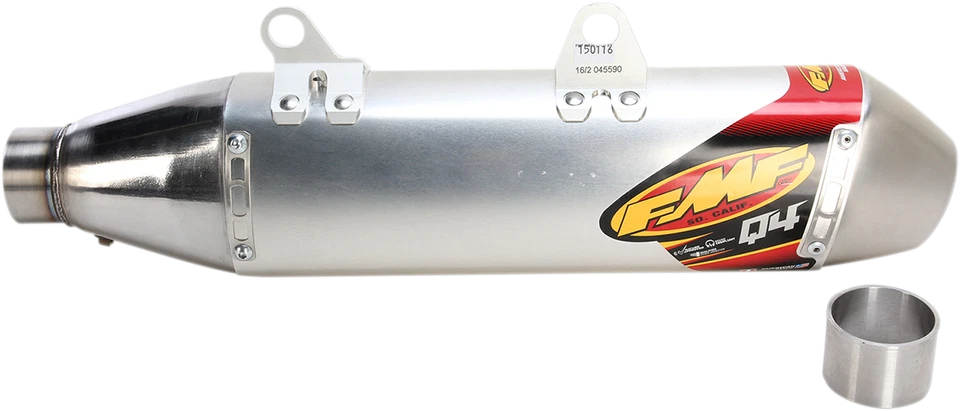 FMF 045590 Q4 HEX SLIP-ON MUFFLER ALUMINUM KTM SX-F 450 FACTORY EDITION 2015 - Immagine 1 di 1