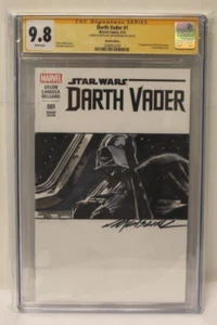 Star Wars: Darth Vader #1 (04/2015) CGC 9.8 Signature Series Jim Mehsling Sketch - Picture 1 of 12