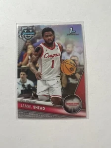 2023-24 Bowman Chrome University Refractor 1st Jamal Shead Houston Cougars - Picture 1 of 1