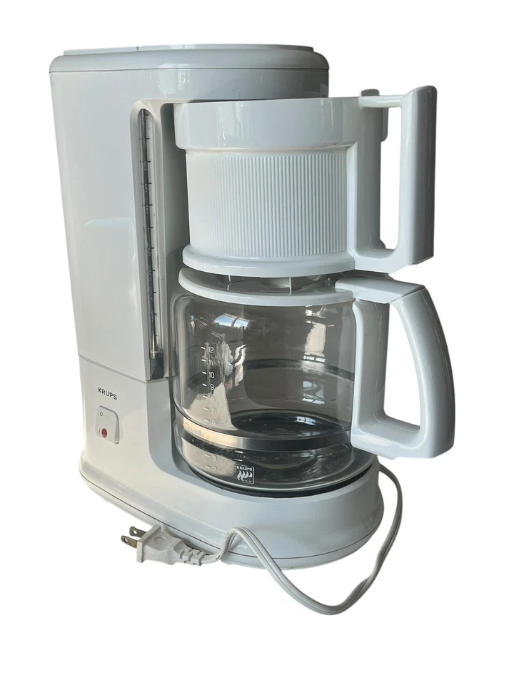 Krups Classic Brewmaster Plus 140 White 10 Cup Coffee Maker - Image 1 of 4