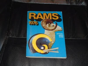 1976 LOS ANGELES RAMS NFL FOOTBALL MEDIA GUIDE  EX-MINT - Picture 1 of 2