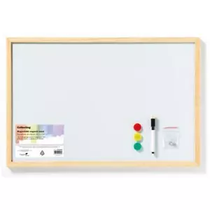Magnettafel, Wandtafel, Memoboard, Pinnwand, weiß, beschreibbar, 40x60cm - Bild 1 von 16