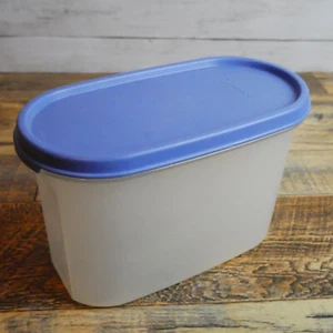 Tupperware #1612-16 Modular Mates 4 3/4 Tassen blauer Deckel - Bild 1 von 1