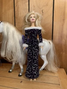 Barbie Doll & Horse Playset, Blonde Hair with A Shall For Doll - Picture 1 of 4