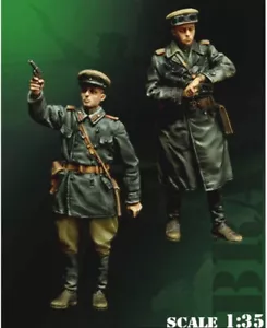 Modellino in resina ufficiali esercito tedesco ww2 1/35 kit non dipinto per diorama - Foto 1 di 2