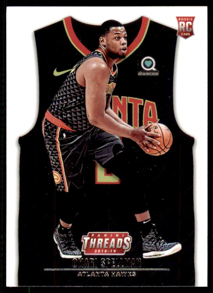 2018-19 Panini Threads #163 Omari Spellman ICON - Image 1 of 2