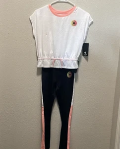 CONVERSE KIDS ALL STAR CHUCK TAYLOR SET T-SHIRT E LEGGINGS - Picture 1 of 9