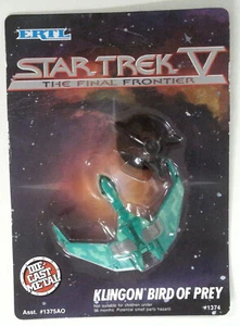 1x RJ0665: Star Trek V: The Final Frontier: Die Cast Klingon Bird of Prey: ERTL - Picture 1 of 1