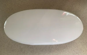 White Aquasource A-0395280 Oval Toilet Tank Lid underside is 16-7/8" X 7-3/4" - Picture 1 of 8