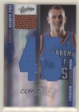 2010 Absolute Memorabilia Jumbo Jersey Number w/ Ball /25 Cole Aldrich Rookie RC