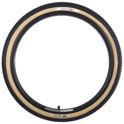 (1x) DMR Moto DJ Tyre (BLACK/SKIN) 26" x 2.2 Wire Bead Mountain Bike Dirt Jump - Image 1 of 3