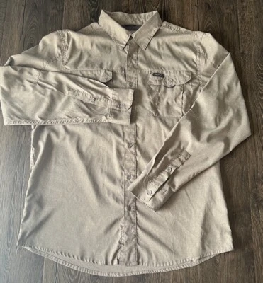 Camisa Wrangler Para Hombres Talla L Ventilada Pesca Exterior Manga Larga Camisa de Trabajo Foto 1 de 4