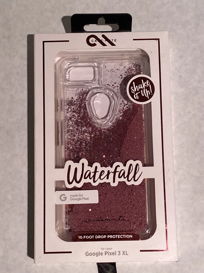 Case-Mate Waterfall Liquid Glitter Case For Google Pixel 3XL Rose Gold NEW - Image 1 of 1