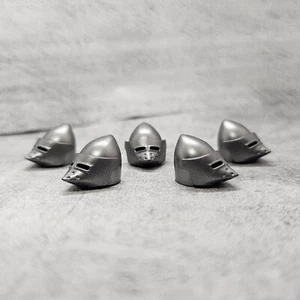5pack Gray Knight helmet Blocks Accessories for Minifigures gt1VS01 Visor - Picture 1 of 3