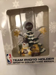 Cleveland Cavaliers NBA Team Photo Holder Christmas Tree Holiday Snowman - NEW!  - Picture 1 of 7