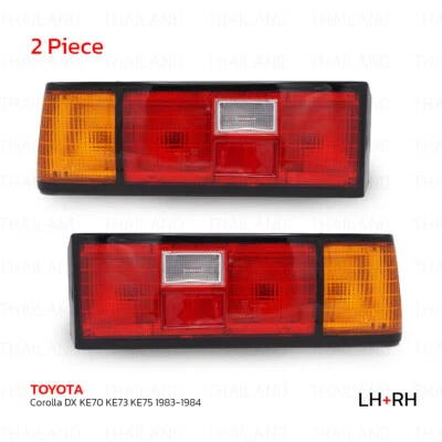 For Toyota Sedan Corolla DX KE70 73 KE77 1982 - 84 Pair Tail Light Tail Lamp Foto 1 de 4