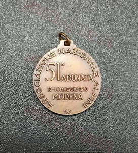 Medaglia Militare ANA - 51° Adunata Nazionale Alpini - Modena 1978 - Picture 1 of 2