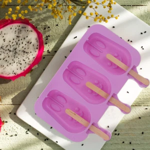 Multi-use Lovely Cartoon Silicone Popsicles Molds Popsicle Molds Home - Picture 1 of 12