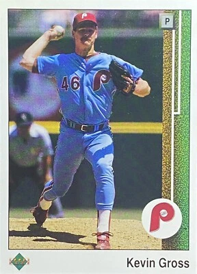 1989 Upper Deck #31 Kevin Gross Philadelphia Phillies Baseball Card - Image 1 of 2