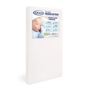 Graco Premium Foam Crib & Toddler Mattress – GREENGUARD Gold and Certipur-Us Cer - Picture 1 of 12