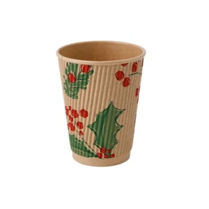 Gobelet à Riffles d'Hiver 300ml 25 St. pour Boissons Chaudes Café Thé Punsch. - Bild 1 von 1