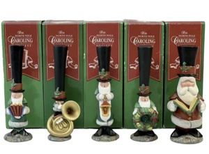 Konvolut 5 Figuren J Adams Santa The North Pole Caroling Society Vintage 1994 - Bild 1 von 24