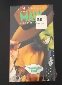 The Mask Brand New Sealed VHS Warner Watermark Jim Carrey Rare Vintage Find πΌπΏ - Picture 1 of 2
