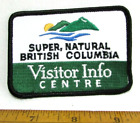Vintage Super Natural British Columbia Visitor Info Centre Jacket Patch Canada