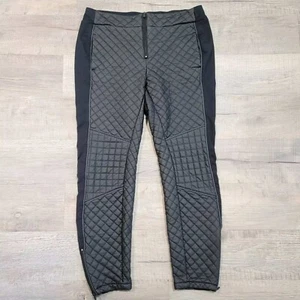 Sweaty Betty Quilted Yoga Pants Sculpting High Waist Black Size M - Picture 1 of 6