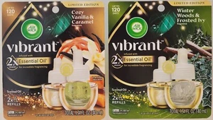 Air Wick Vibrante Plugin Perfumado Aceite Recarga Invierno Madera Hiedra Esmerilada Acogedora Vainilla - Imagen 1 de 9