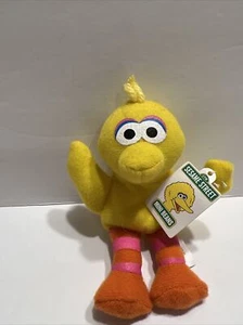 1999 Kellogg’s Sesame Street Big Bird Mini Beans Plush Toy New 4.5” - Picture 1 of 8